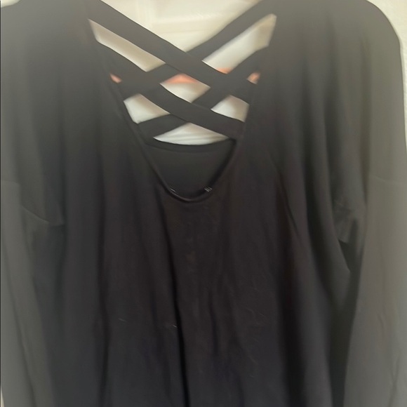 Athleta Black Long Sleeve Blouse - Picture 4 of 4
